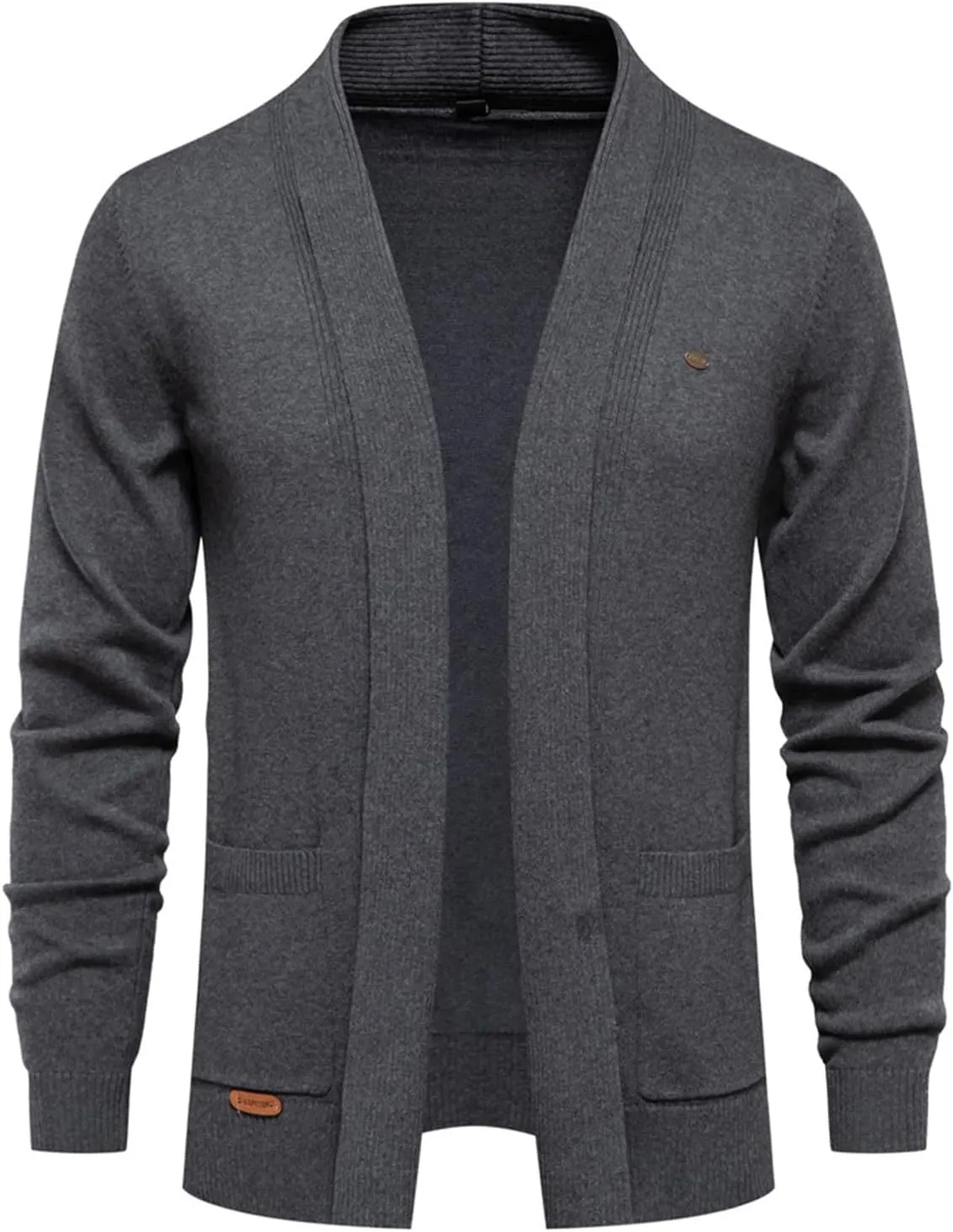100% Cotton Cardigan Sweater for Men Casual Comfortable Slim Fit Knit Bussiness Sweaters Autumn Thermal Coats Tops