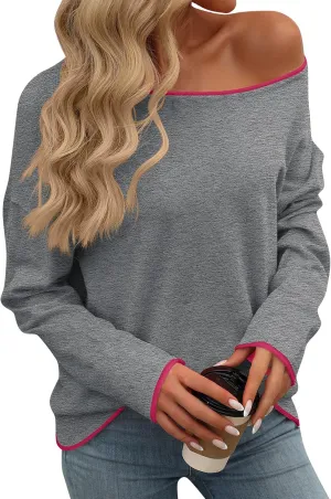 2024 Womens Sweaters Fall Winter Outfits Long Sleeve Button Down Ruffle Knitted Pullover Casual V Neck Jumper Tops