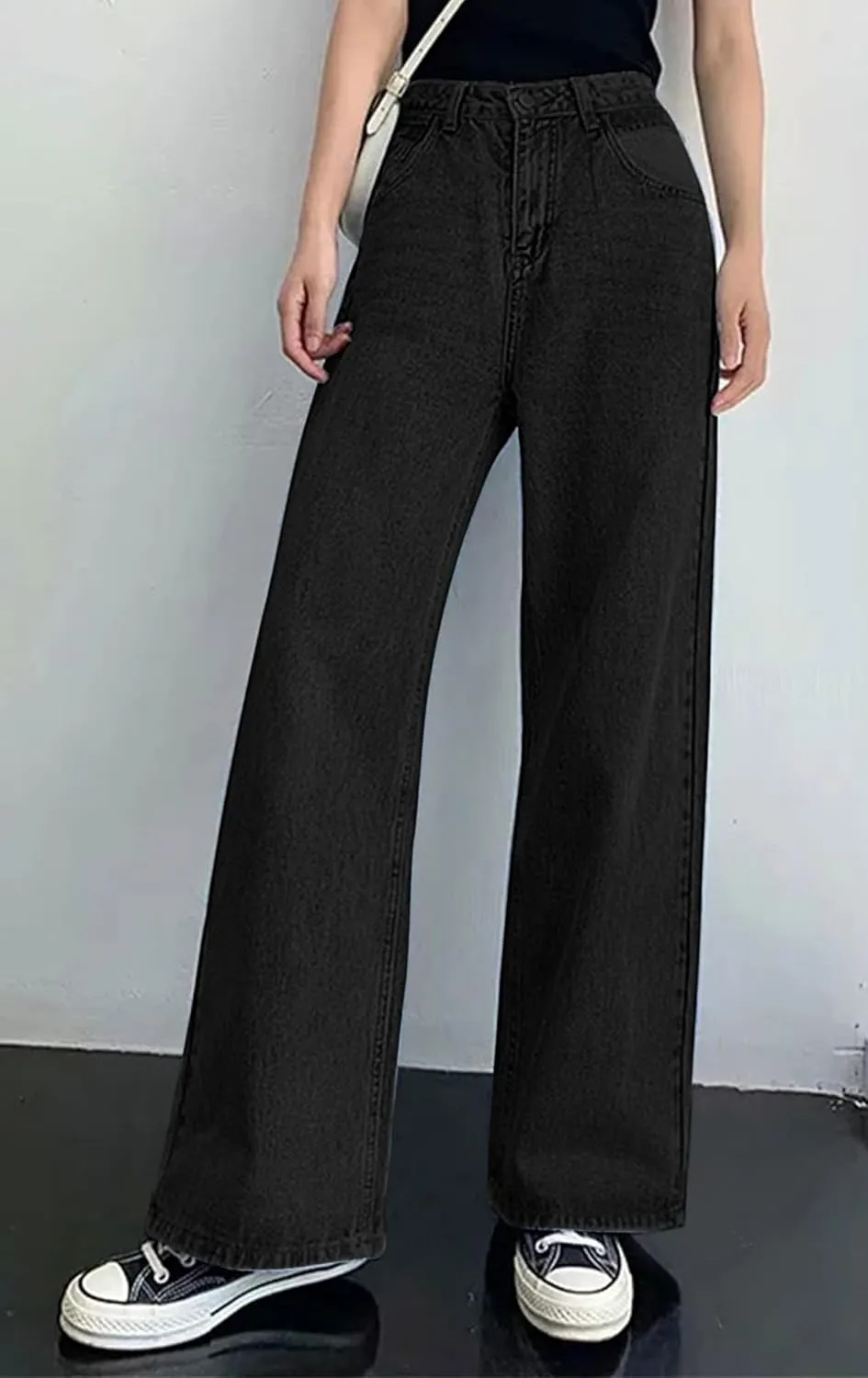 AirZeal Women's Baggy Jeans Wide Leg High Waist Loose Boyfriends Jeans Denim Pants Y2K 90s Jeans
