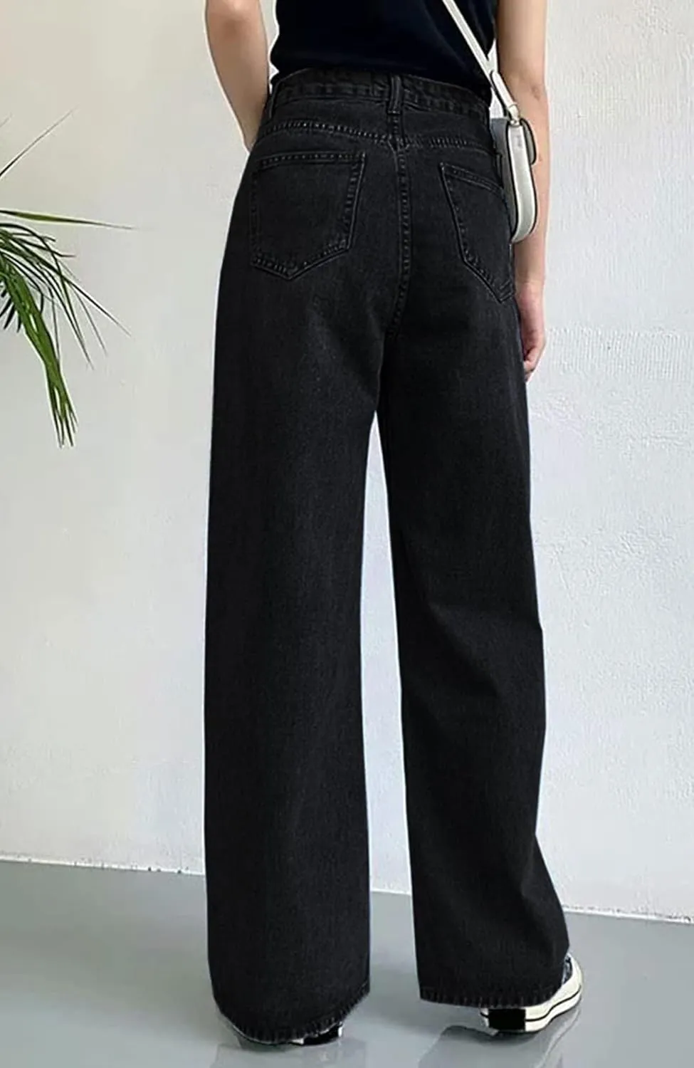 AirZeal Women's Baggy Jeans Wide Leg High Waist Loose Boyfriends Jeans Denim Pants Y2K 90s Jeans