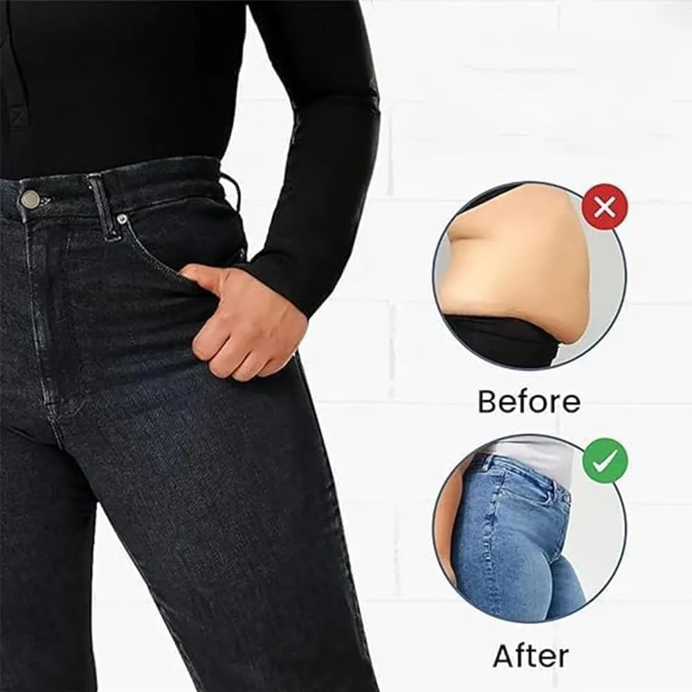 Akapi Jeans Mujer,High Waisted Stretchy Slimming Denim Pants,Curvy Jeans for Women,Button Fly Jeans for Women