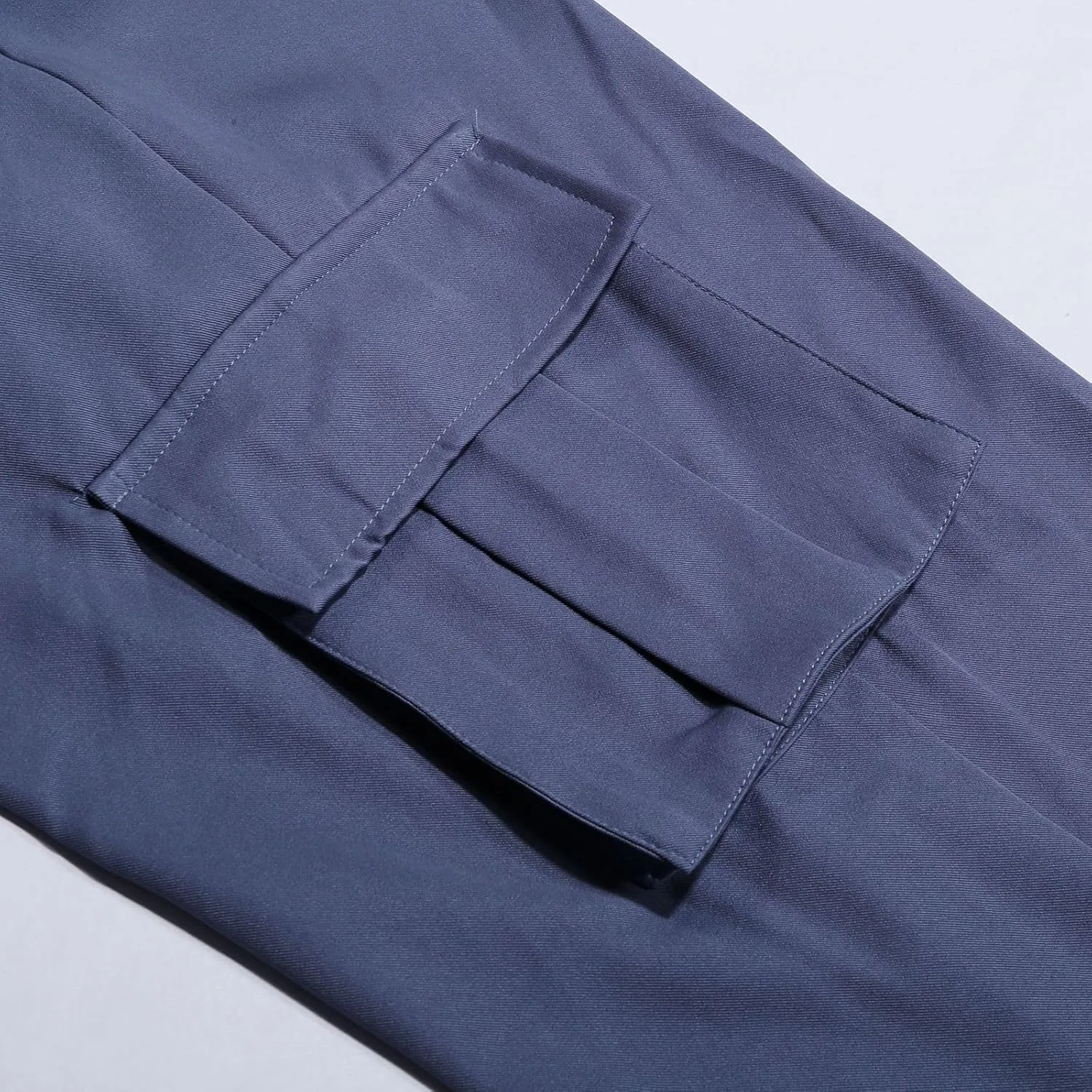 Alalaso Men's Cargo Pants Relaxed Fit with Buttoned Ankle Cuffs and Water Resistant