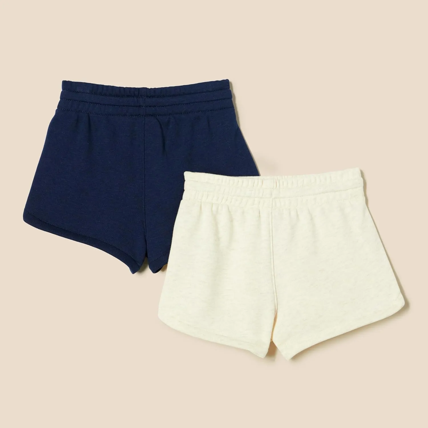 Amazon Essentials Girls and Toddlers' SweatShorts, Pack of 2