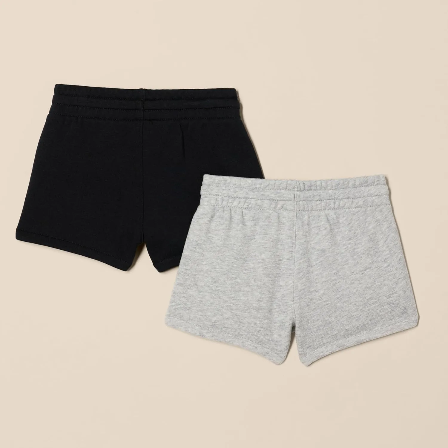 Amazon Essentials Girls and Toddlers' SweatShorts, Pack of 2