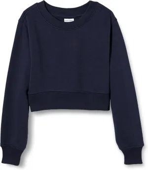 Amazon Essentials Girls' Cropped Sweatshirt