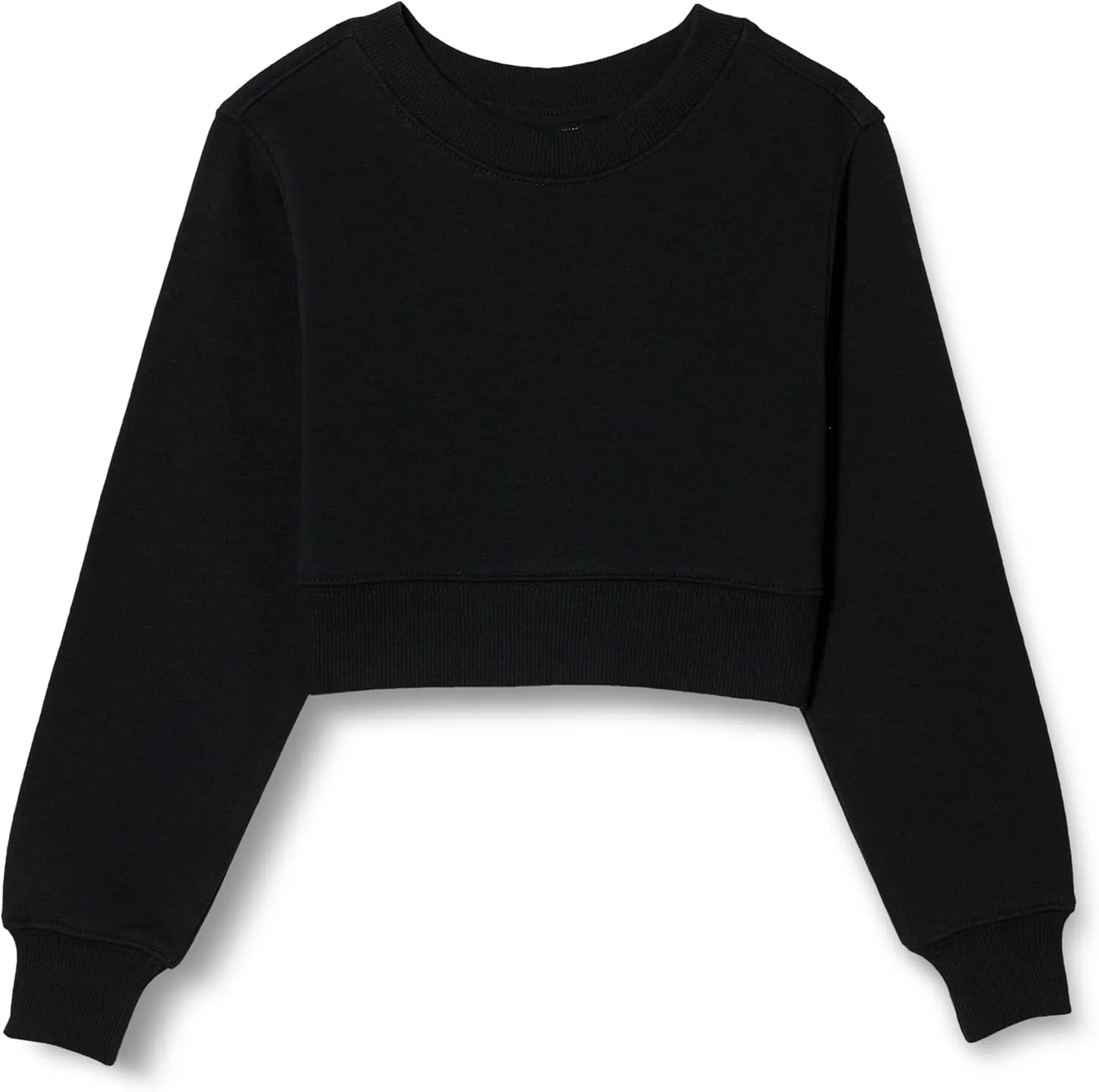 Amazon Essentials Girls' Cropped Sweatshirt