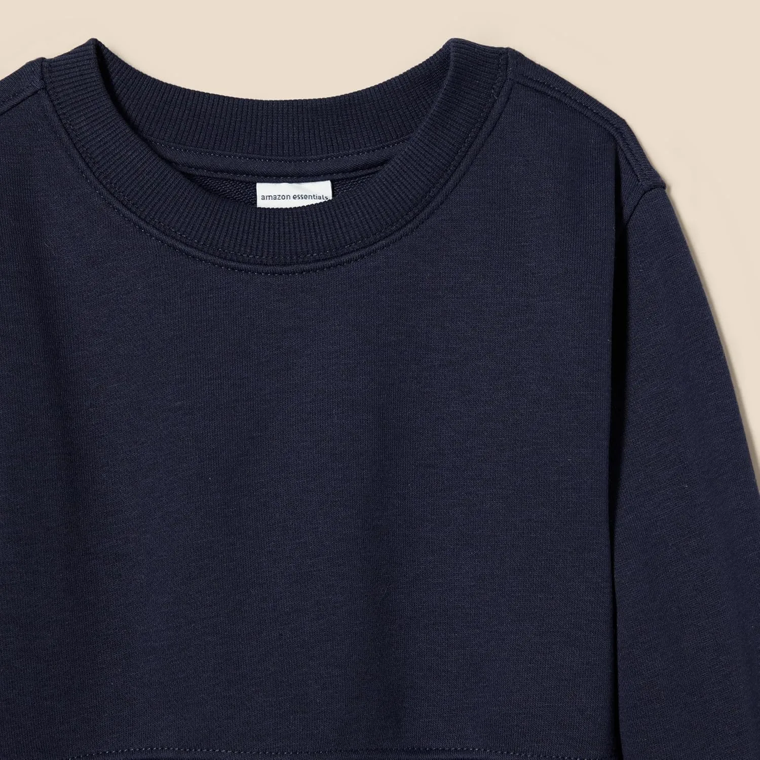 Amazon Essentials Girls' Cropped Sweatshirt