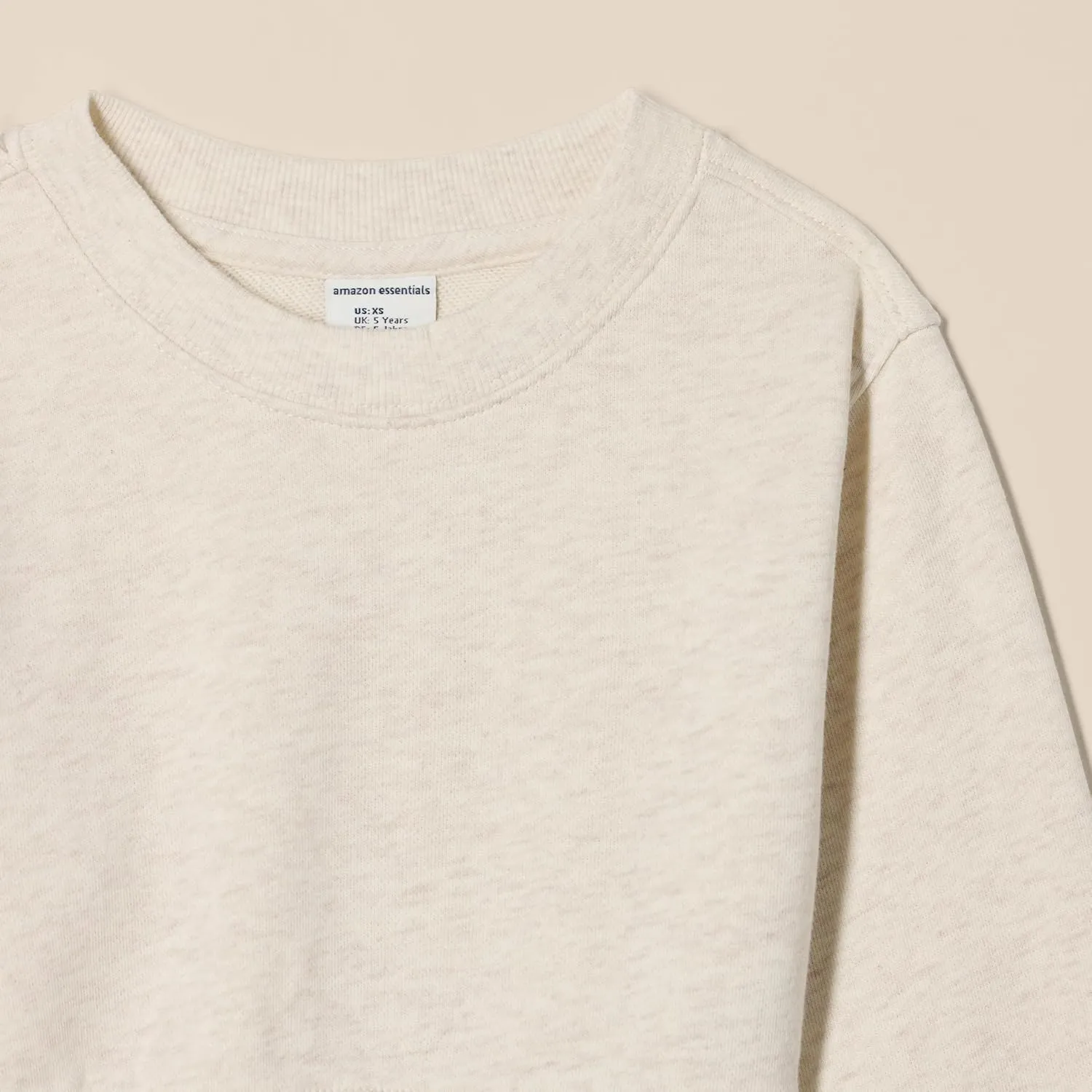 Amazon Essentials Girls' Cropped Sweatshirt