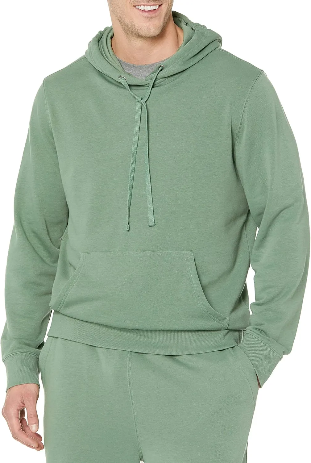 Amazon Essentials Men's Lightweight Long-Sleeve French Terry Hoodie
