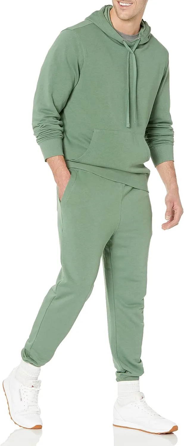 Amazon Essentials Men's Lightweight Long-Sleeve French Terry Hoodie