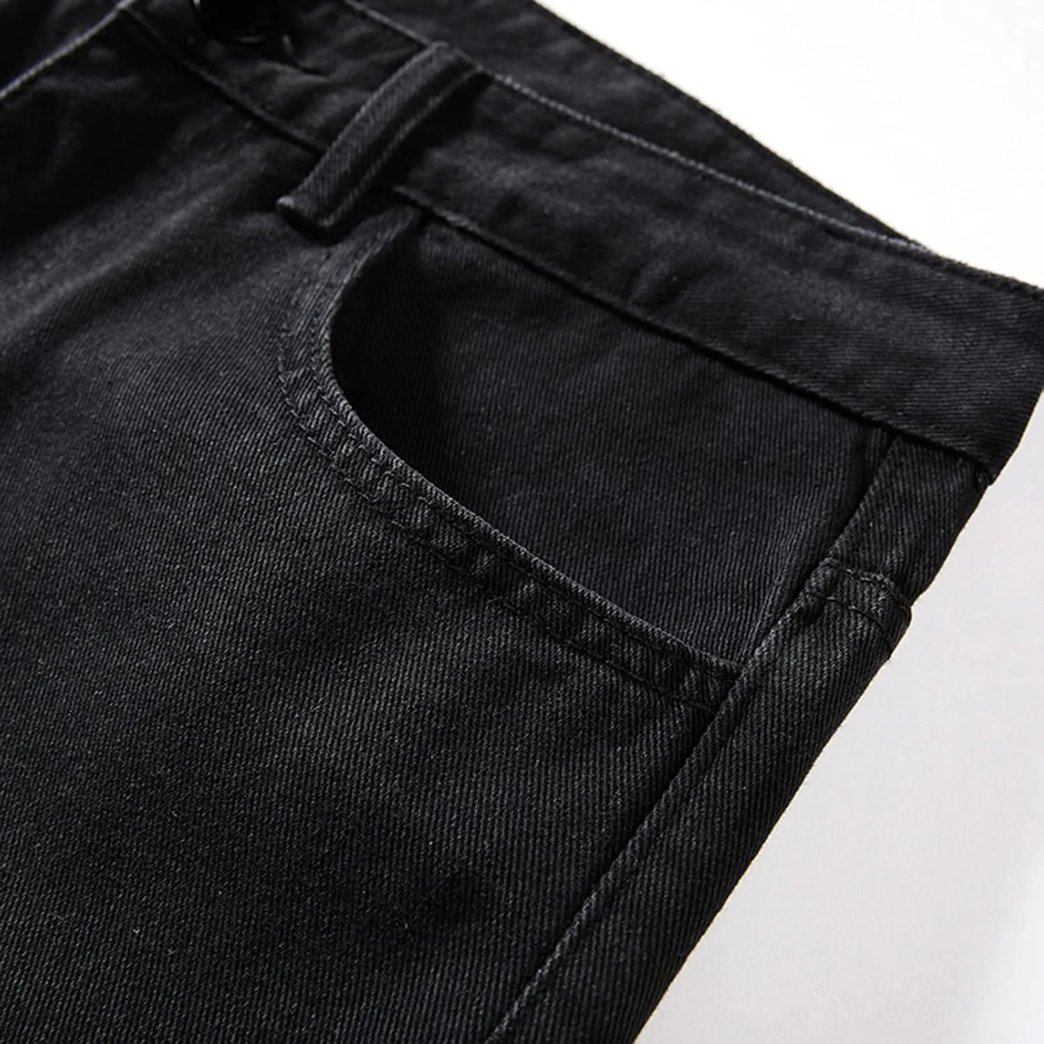 Baggy Jeans for Men Hip Hop Streetwear Wide Leg Denim Pants Relaxed Fit Trendy Casual Straight Legs Jean Work Pants