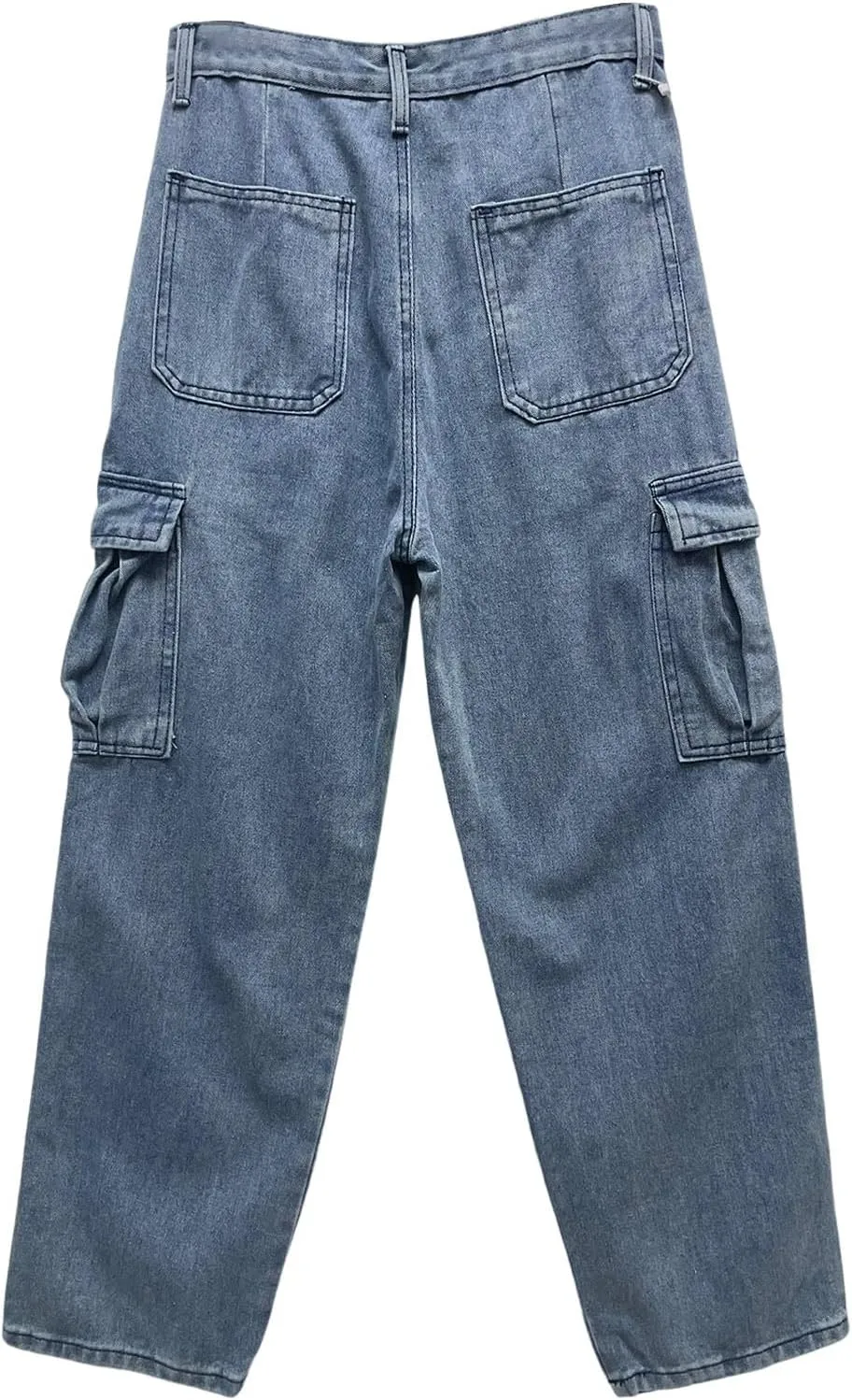 Baggy Jeans Men Y2K Relaxed Fit Fashion Aesthetic Hip Hop Streetwear Wide Leg Loose Denim Pants Trendy Comfy Vintage Trousers