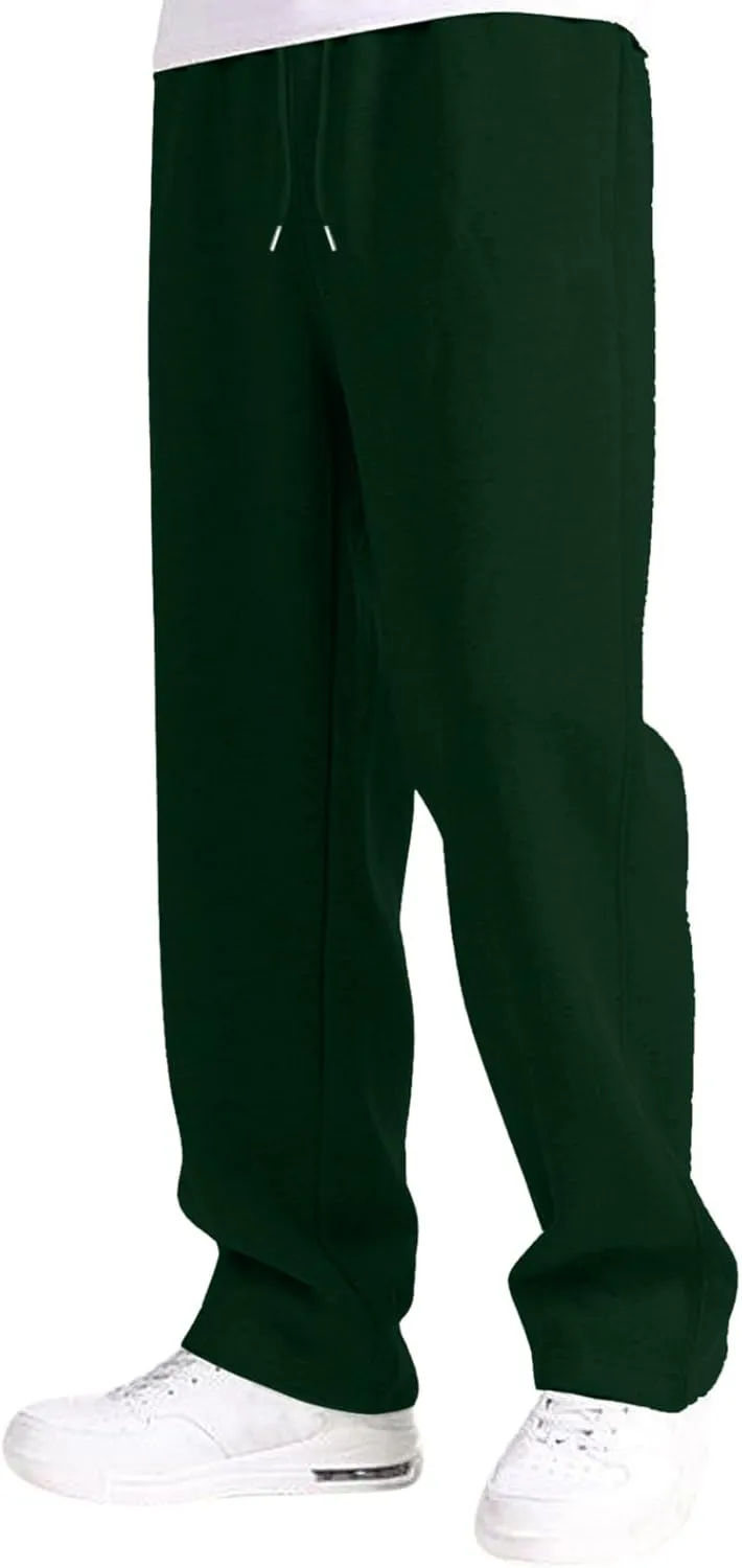 Baggy Sweatpants for Men Mens Joggers Cargopants Clothes Casual Sweatpants Work Solid Sports Pants Drawstring