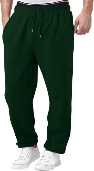 Baggy Sweatpants for Men Mens Joggers Cargopants Clothes Casual Sweatpants Work Solid Sports Pants Drawstring