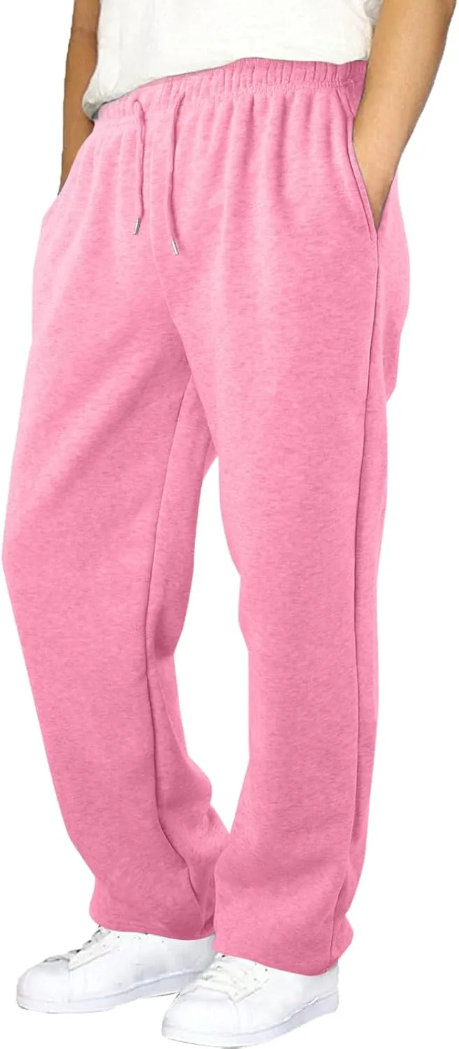 BIFUTON Men's Pants,Mens Joggers with Pockets Cotton Sweatpants for Men Lightweight Hiking Pants Drawstring Running Pants