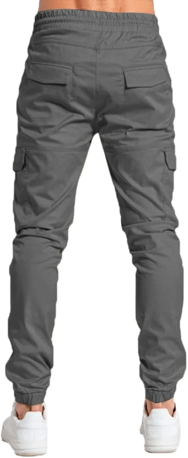 Big and Tall Cargo Pants for Men Sweatpants for Men Pants Outdoor Cargo Lightweight Mens Work Pants with Multi-Pocket