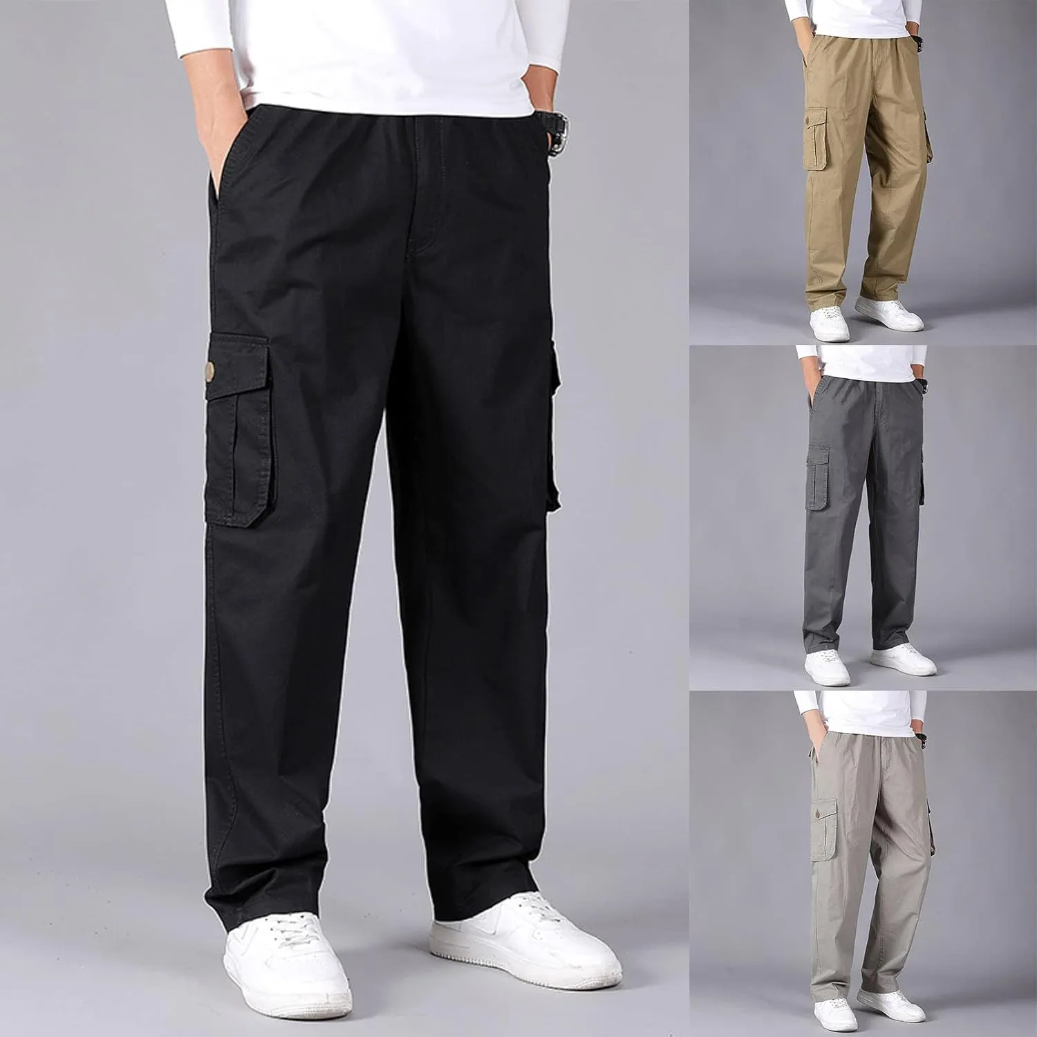 Big and Tall Sweatpants for Men Work Pants Sports Casual Jogging Trousers Lightweight Hiking Work Pants Outdoor Pant
