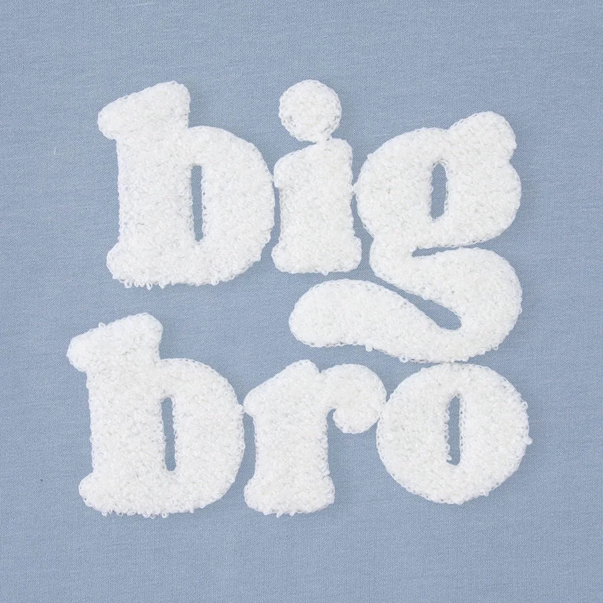 Big Brother Sweatshirt Toddler Boy Big Bro Chenille Patch Letter Print Pullover Crewneck Long Sleeve Shirt Fall Tops