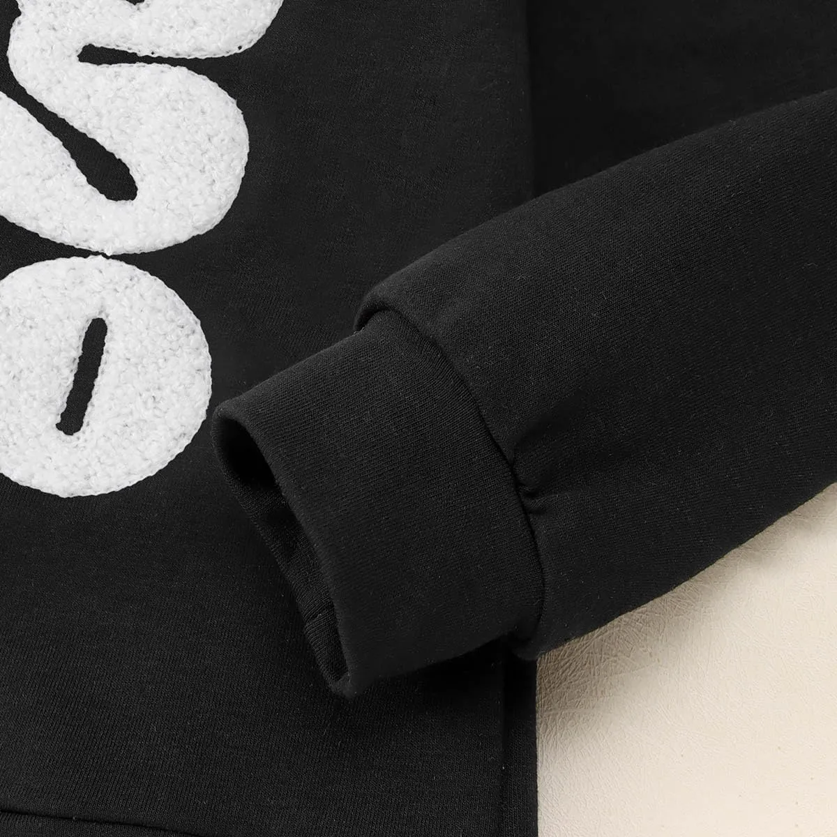 Big Brother Sweatshirt Toddler Boy Big Bro Chenille Patch Letter Print Pullover Crewneck Long Sleeve Shirt Fall Tops