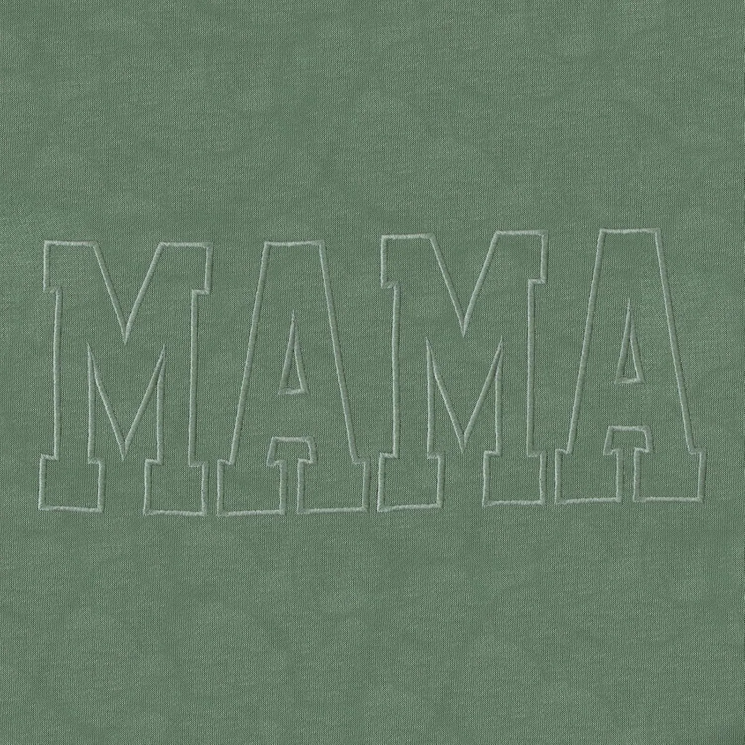 BOUTIKOME Mama Sweatshirt Women Funny Mama Letter Print Graphic Mom Life Long Sleeve Crewneck Pullover Shirt Loose Tops