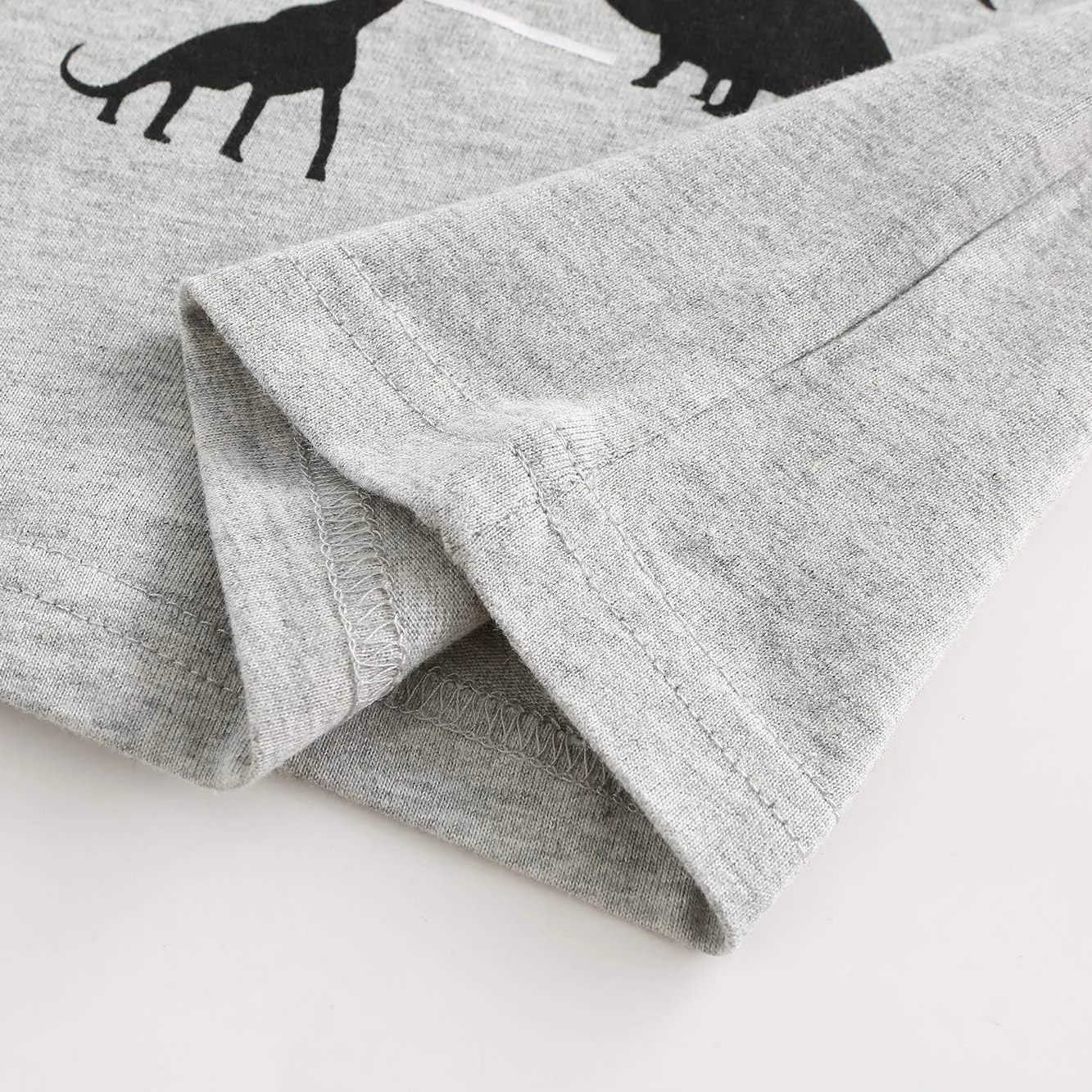 Boys Cotton Long Sleeve T-Shirts T Rex Dinosaur Shirt Graphic Tees
