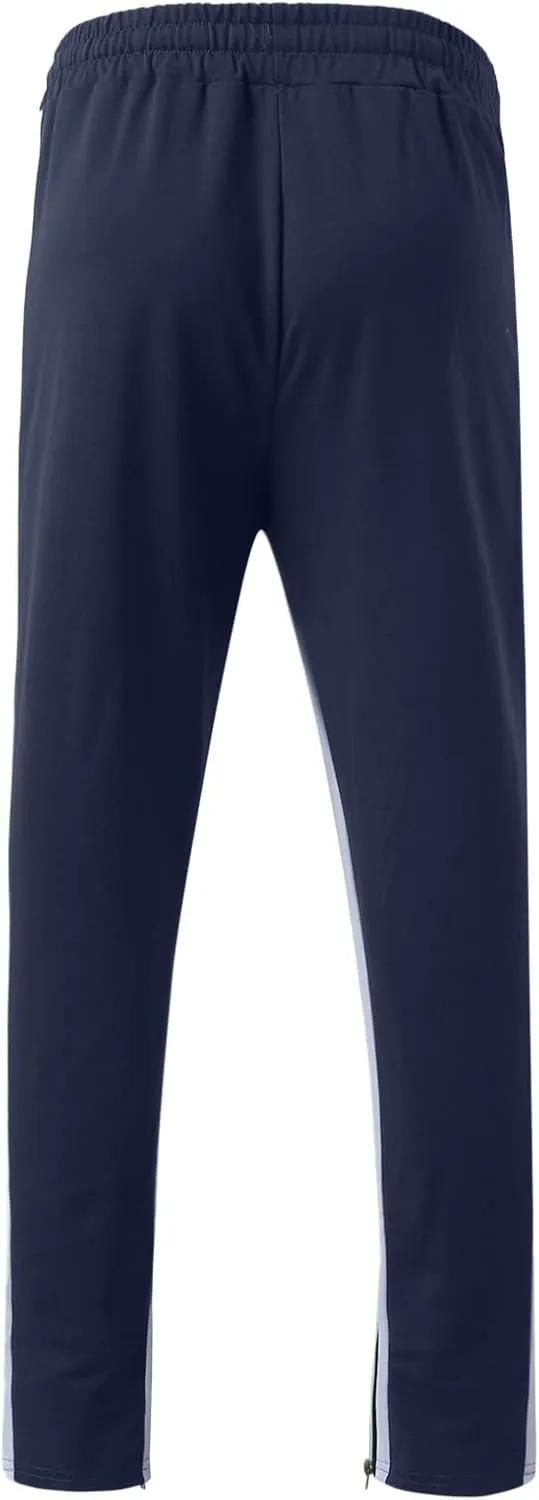 Cargo Pants for Men Big and Tall for Jogging Workout Gym Running Training Mens Open Bottom Sweatpants Workout Lounge