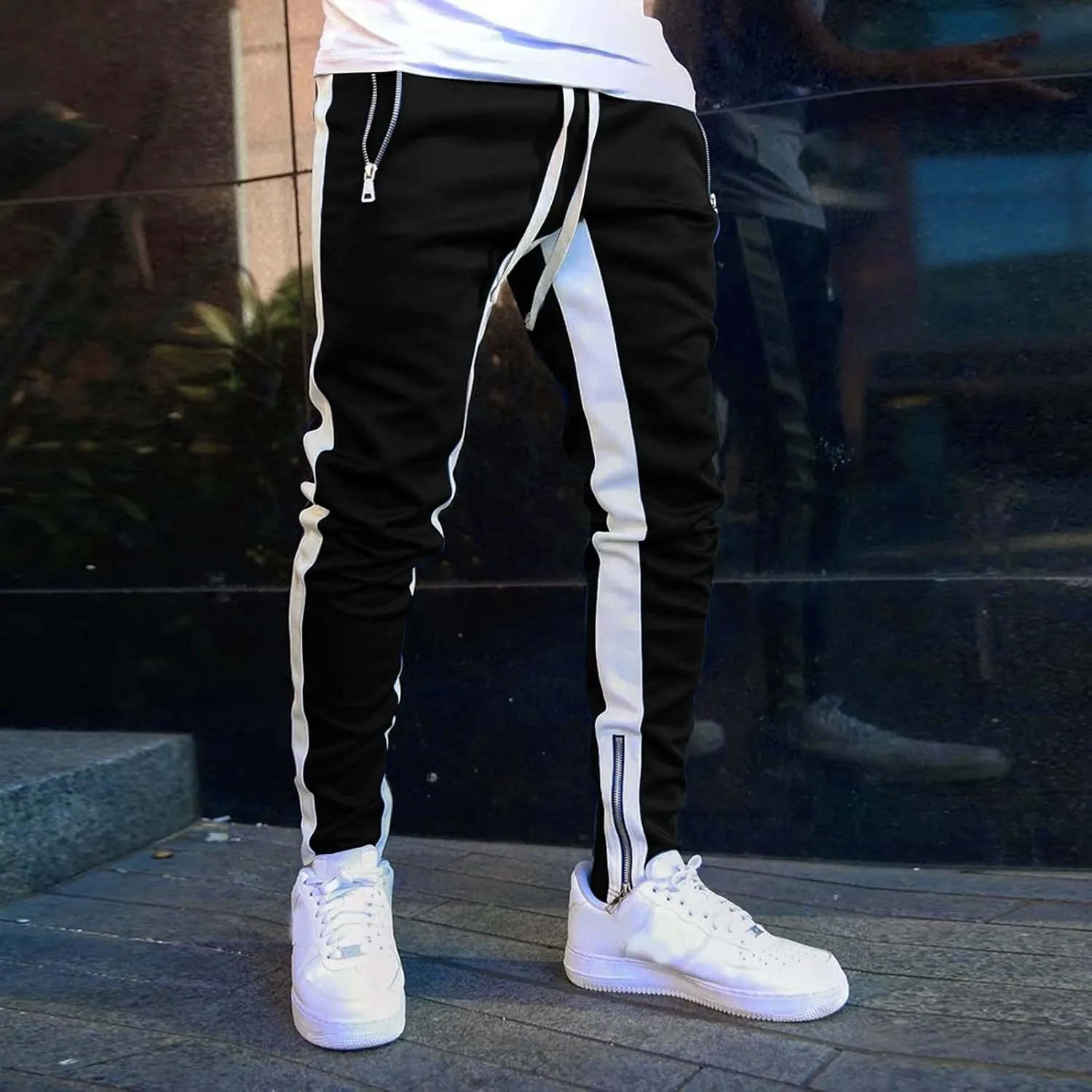 Cargo Pants for Men Big and Tall, for Men with Pockets Mens Casual Joggers Sweatpants Sweatpants for Men Sweat Pants