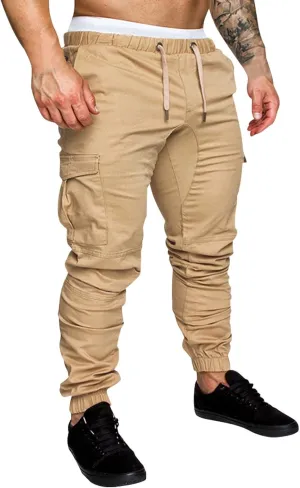 Cargo Pants for Men Big and Tall Streetwear Hip Hop Pants Cargo Pants Joggers Casual Active Sports Sweatpants for Men