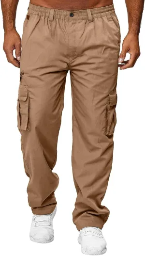 Cargo Pants for Men Big and Tall Workout Pants Sport Training Tapered Sweatpants Casual Athletics Joggers for Running