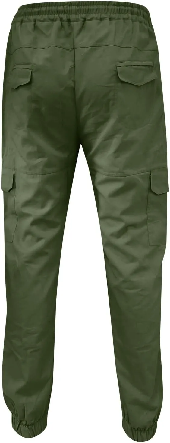 Cargo Pants for Men Relaxed Fit Bottom Casual Baggy Athletic Running Training Jogger Pants Men's Cargo Trousers Work