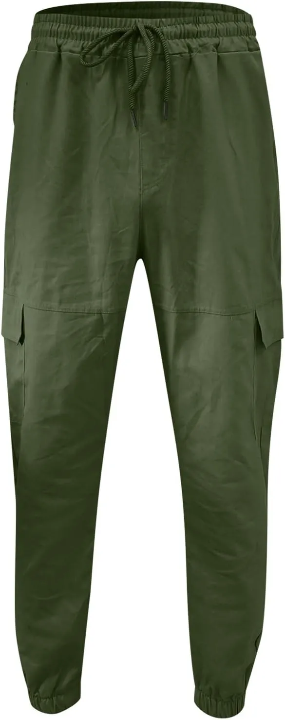 Cargo Pants for Men Relaxed Fit Bottom Casual Baggy Athletic Running Training Jogger Pants Men's Cargo Trousers Work