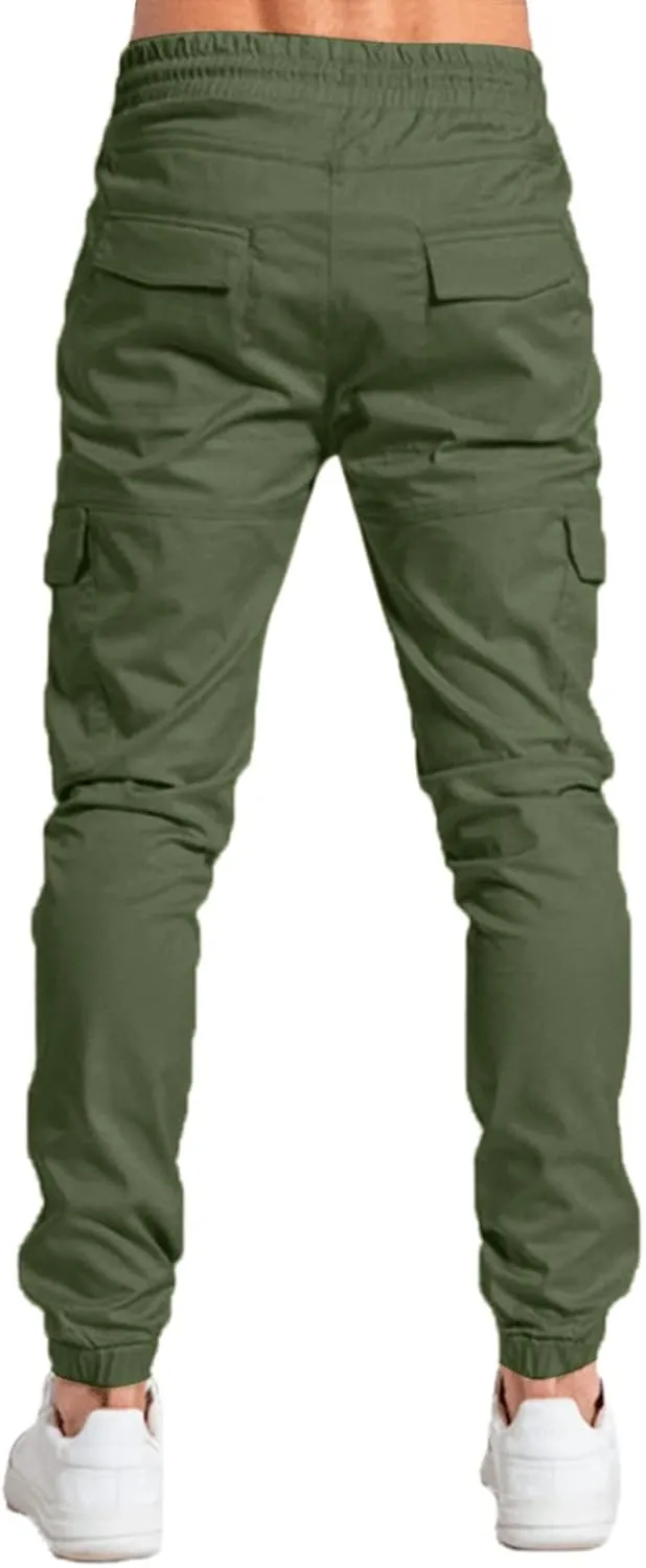 Cargo Pants for Men Relaxed Fit Bottom Casual Baggy Athletic Running Training Jogger Pants Men's Cargo Trousers Work