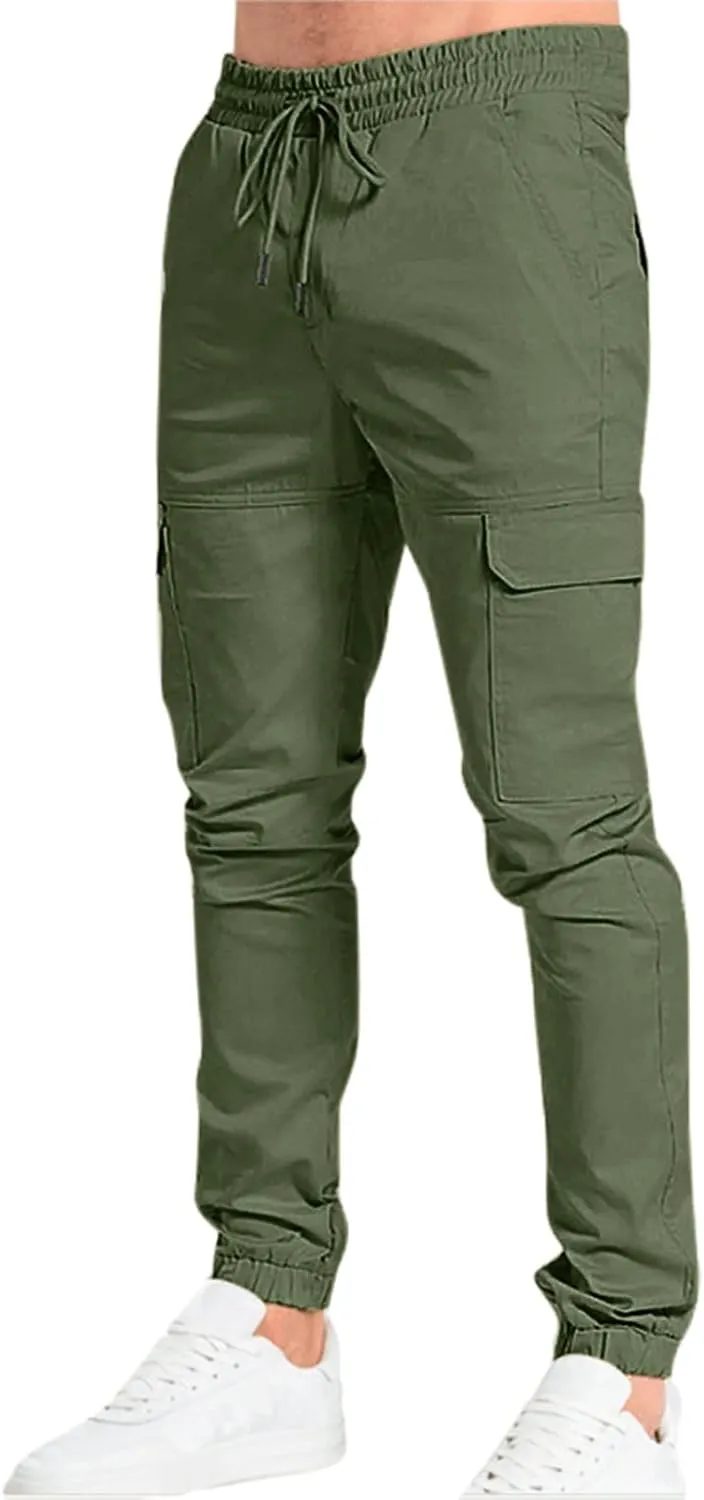 Cargo Pants for Men Relaxed Fit Bottom Casual Baggy Athletic Running Training Jogger Pants Men's Cargo Trousers Work