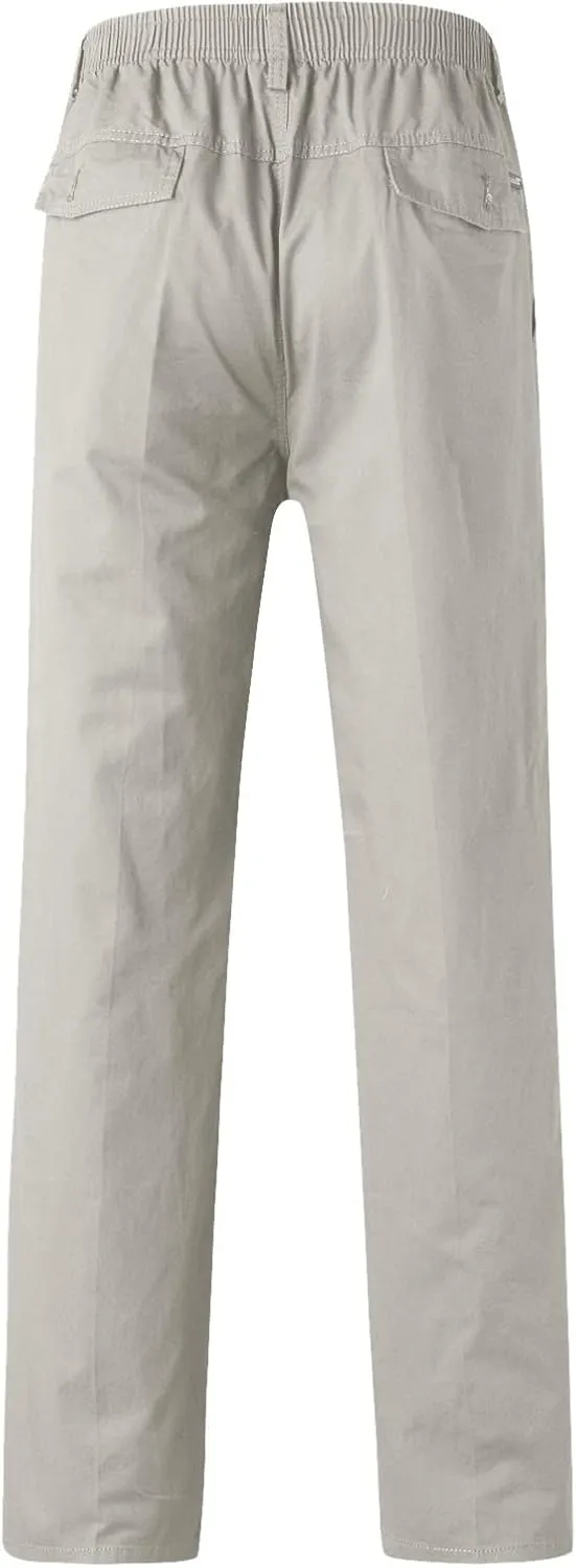 Cargo Pants for Men Relaxed Fit for Men with Pockets for Workout Jogging Running Men's Heavyweight Sweatpants Fleece