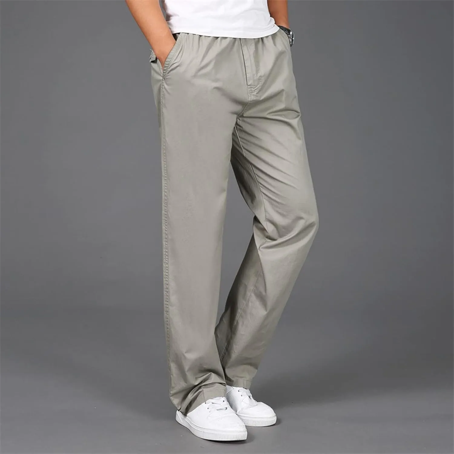 Cargo Pants for Men Relaxed Fit for Men with Pockets for Workout Jogging Running Men's Heavyweight Sweatpants Fleece