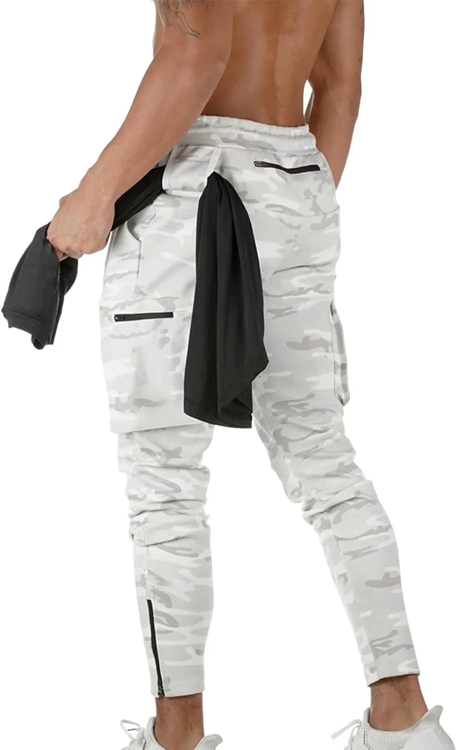 Cargo Pants for Men Relaxed Fit Gym Sweatpants Work Joggers Mens Long Pants Sweatpants for Men Men's Casual Trousers