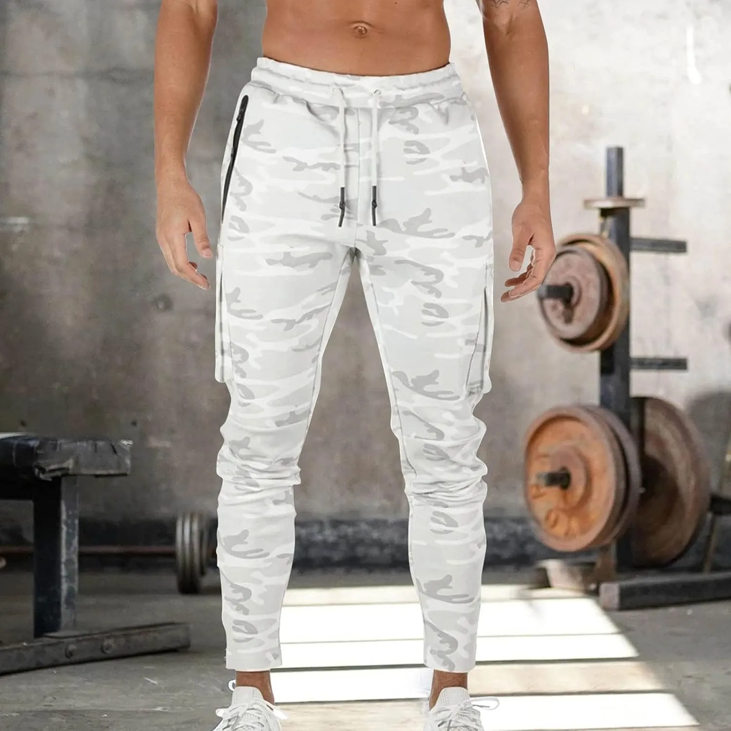 Cargo Pants for Men Relaxed Fit Gym Sweatpants Work Joggers Mens Long Pants Sweatpants for Men Men's Casual Trousers