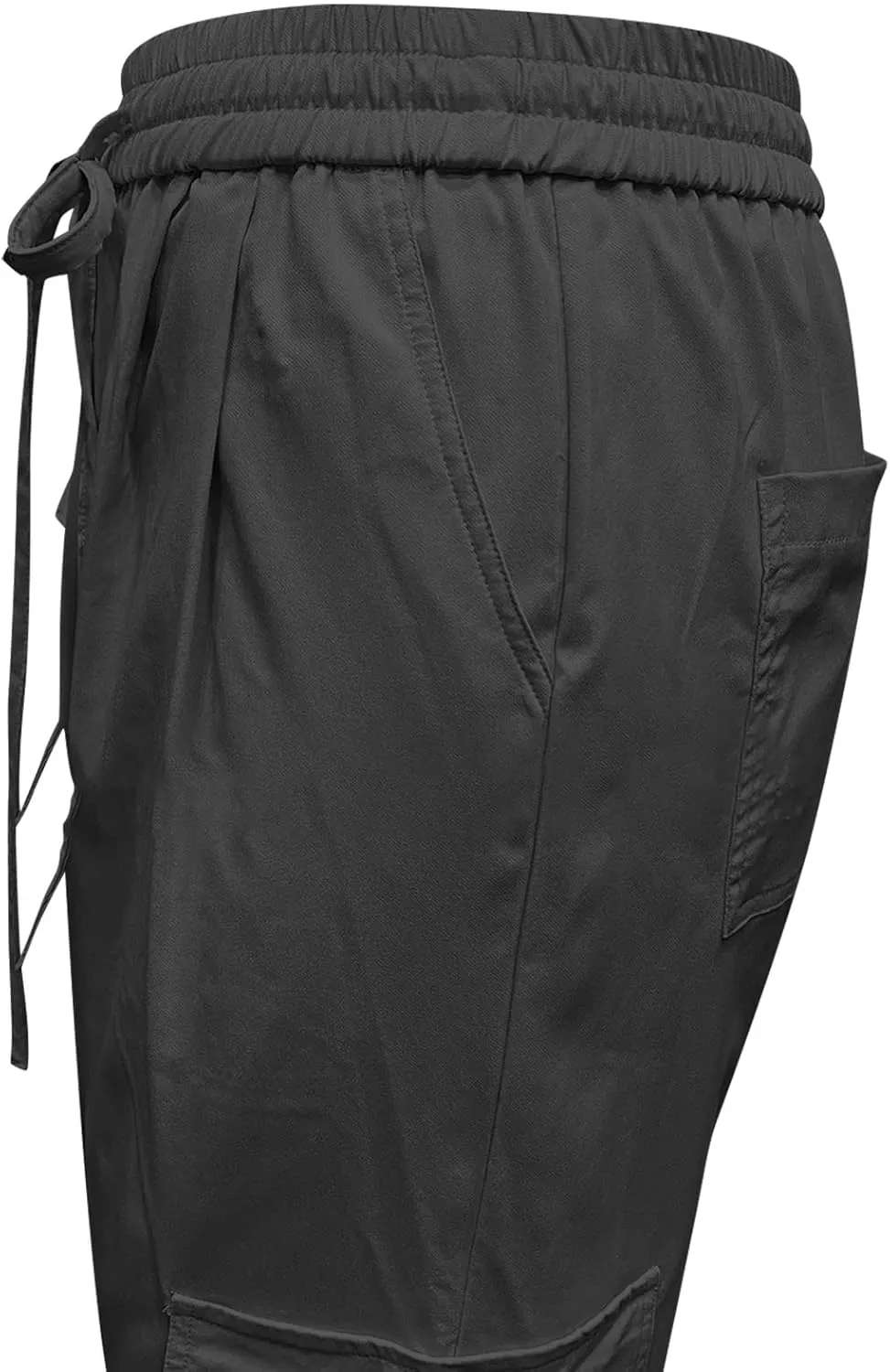 Cargo Pants for Women Casual Elastic Waist Drawstring Pants Straight Leg Comfy Y2k Trousers Streetwear with Pockets