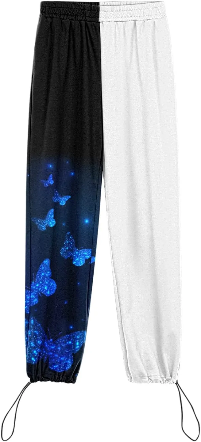 Cargo Pants Women, Casual Fleece Baggy Sweatpants Fashion High Waisted Fleece Joggers Fall 2024 Outfits for Women