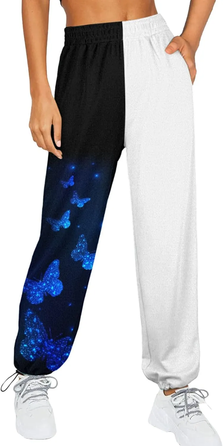 Cargo Pants Women, Casual Fleece Baggy Sweatpants Fashion High Waisted Fleece Joggers Fall 2024 Outfits for Women