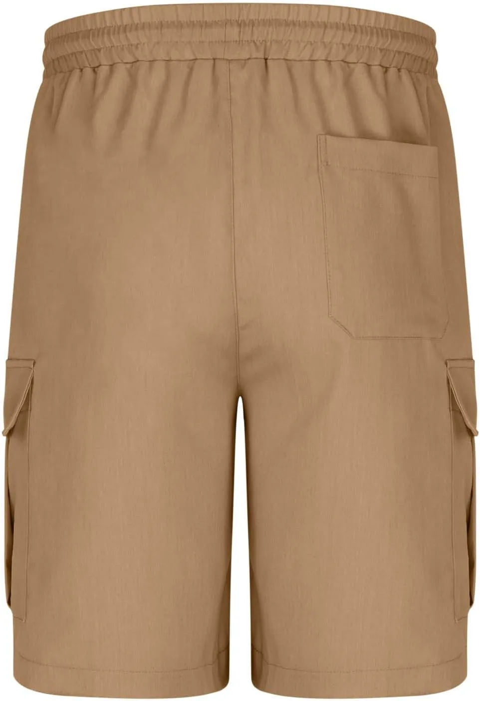 Cargo Shorts for Men Stretch Waist Casual Lightweight Relaxed Fit Hiking Outdoor Drawstring Work Shorts Multi Pockets