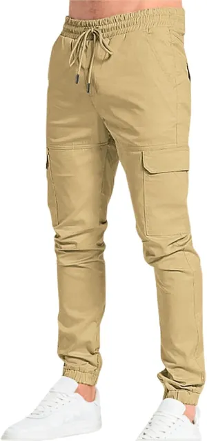 Cargo Sweatpants for Men Big and Tall Men's Sports Casual Jogging Trousers Lightweight Hiking Work Pants Outdoor Pant