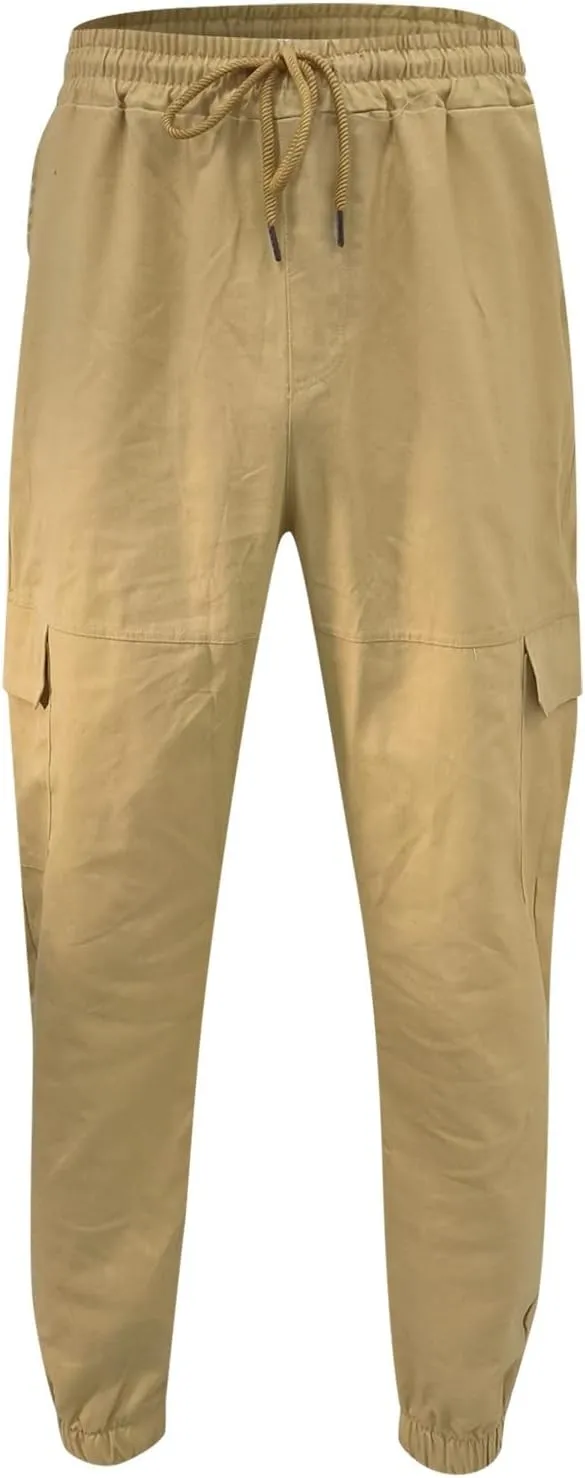 Cargo Sweatpants for Men Big and Tall Men's Sports Casual Jogging Trousers Lightweight Hiking Work Pants Outdoor Pant