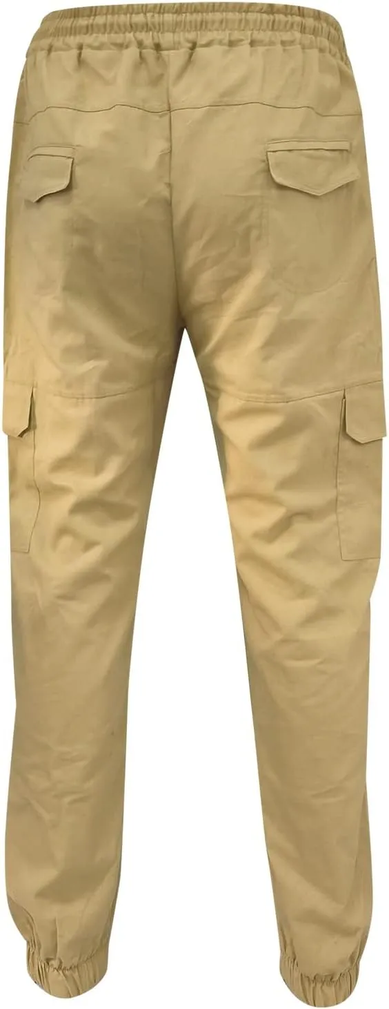 Cargo Sweatpants for Men Big and Tall Men's Sports Casual Jogging Trousers Lightweight Hiking Work Pants Outdoor Pant