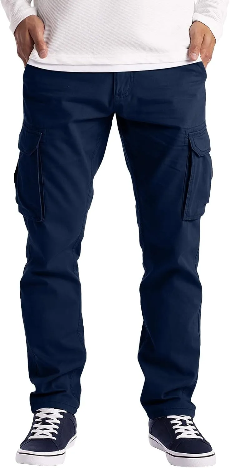 Cargo Sweatpants for Men Mens Lounge Pants Heavyweight Mens Fashion Athletic Joggers Pants Sweatpants Trousers Cotton