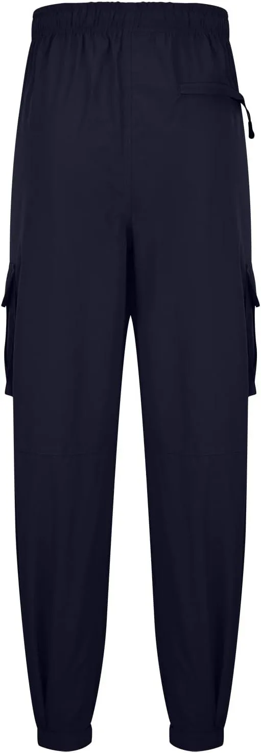 Cargo Trousers for Men Workout Sports Pant Men's Cargo Pants Elastic Waist Joggers Solid Casual Multi Pockets Outdoor