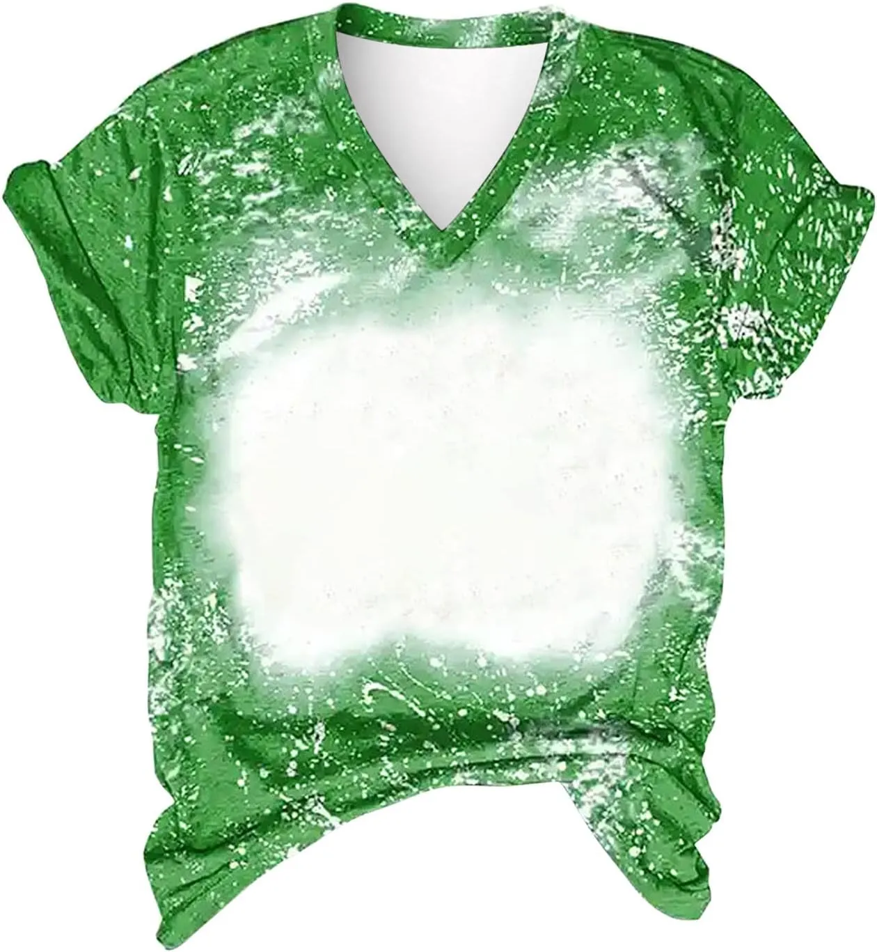Ceboyel Womens Bleached Sublimation Blank Shirts Short Sleeve Graphic Tees Tops Casual Blouses Funny Summer Outfits Clothes