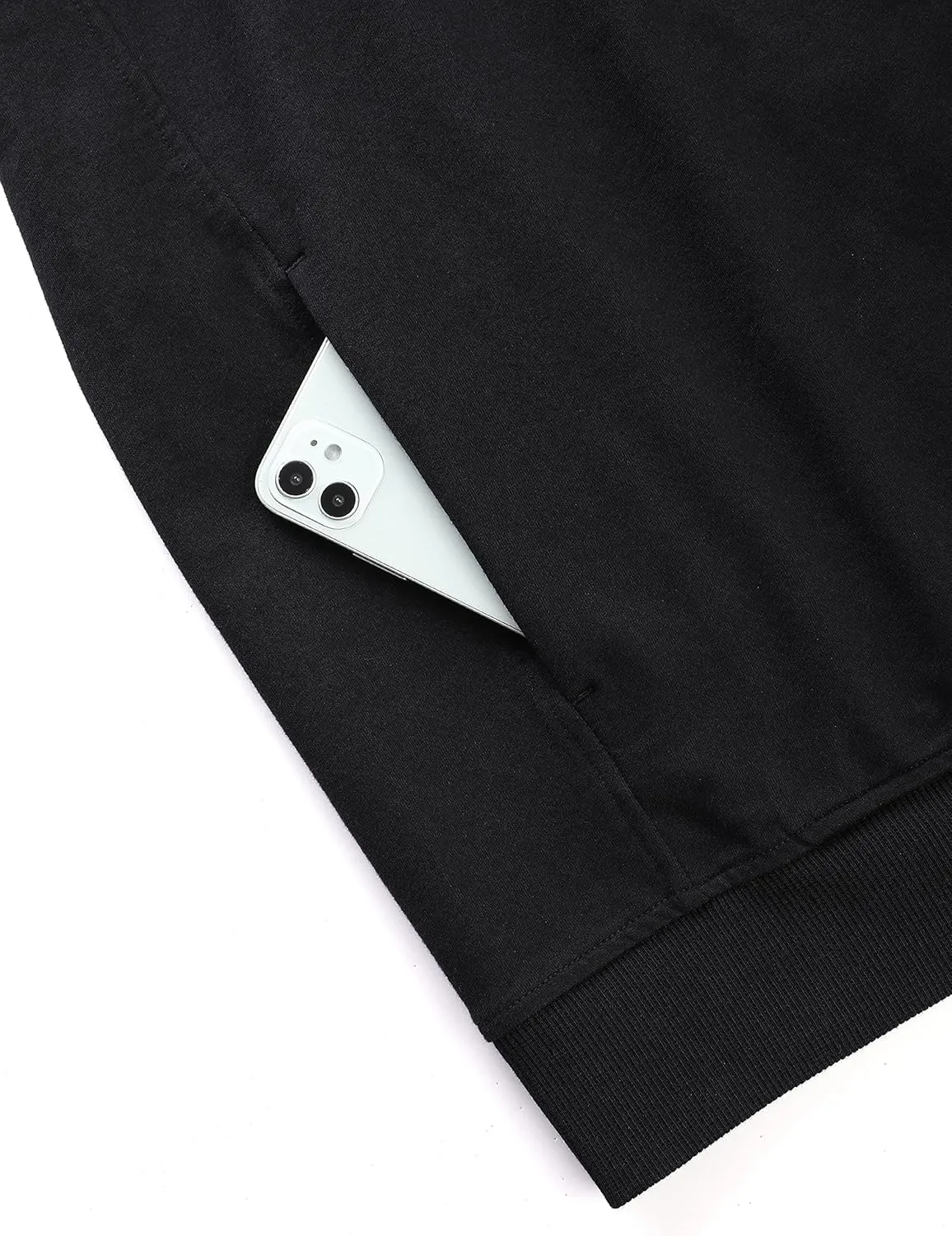 CRZ YOGA Hoodies for Men French Terry Hooded Sweatshirts Workout Athletic Casual Pullover Tops with Pocket
