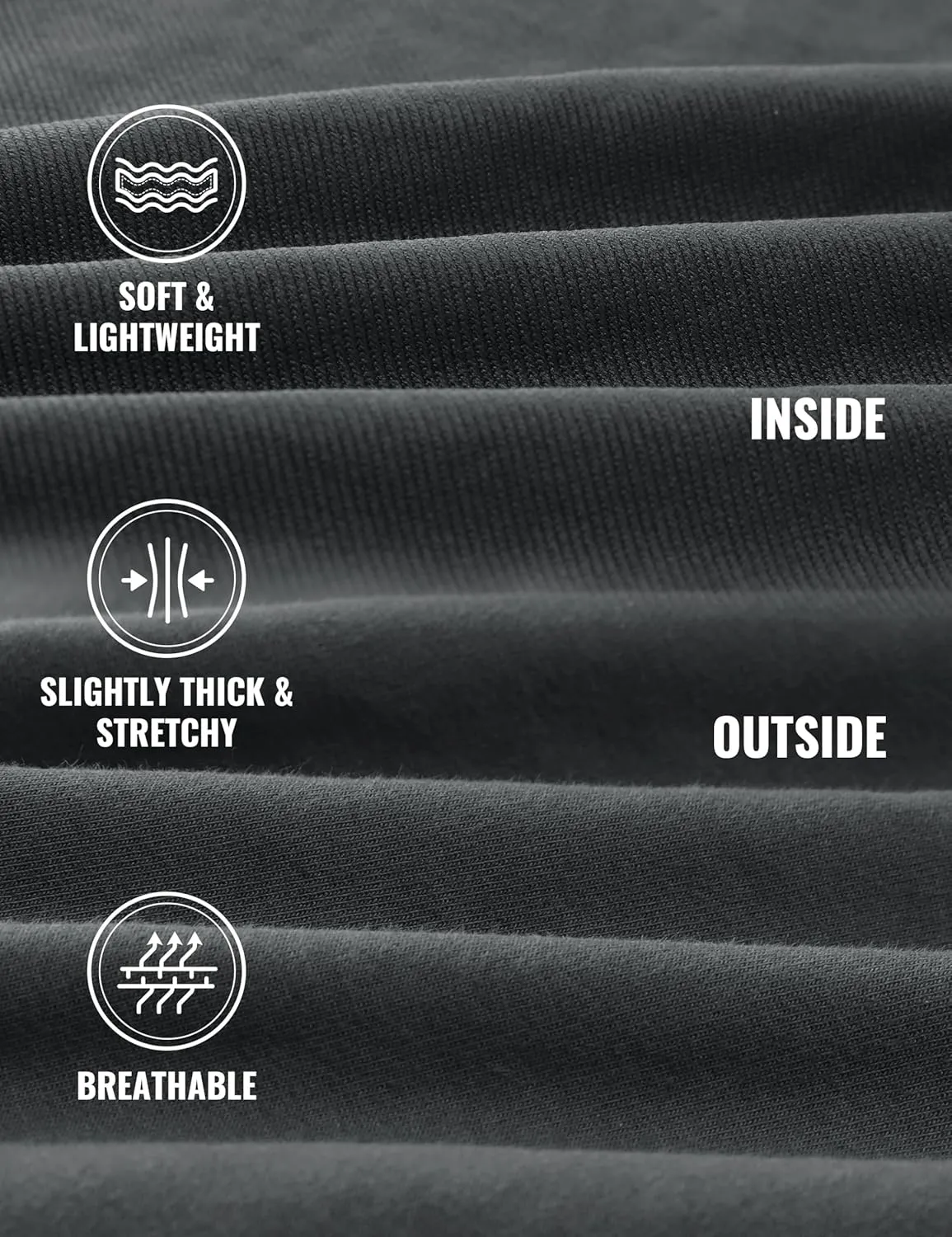 CRZ YOGA Hoodies for Men French Terry Hooded Sweatshirts Workout Athletic Casual Pullover Tops with Pocket