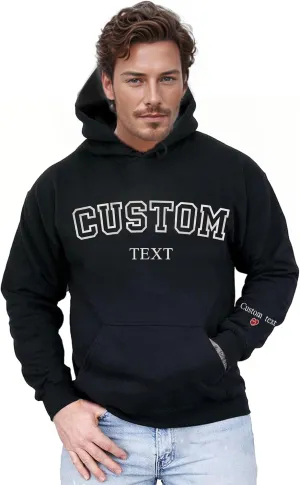 Custom Embroidered Sweatshirt, Personalized for Any Occasion Design your own sweatshirt or hoodie with custom embroidery, personalized text on the sleeve or chest, Mother’s Day, Valentine’s, Christmas